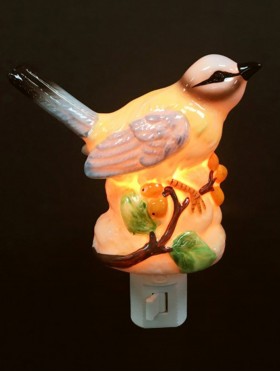 BIRD PORCELAIN NIGHT LIGHT